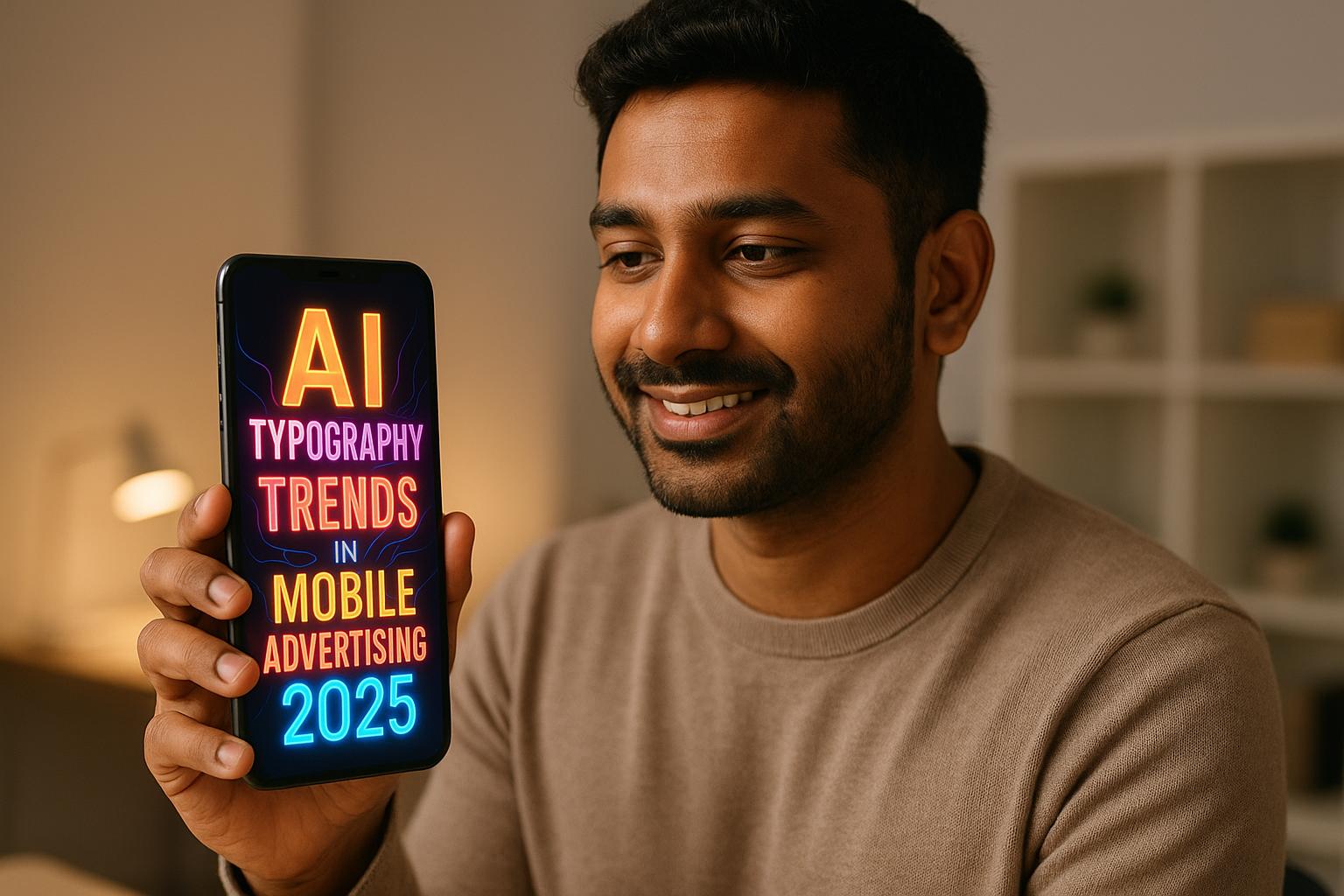 AI Typography Trends in Mobile Advertising 2025